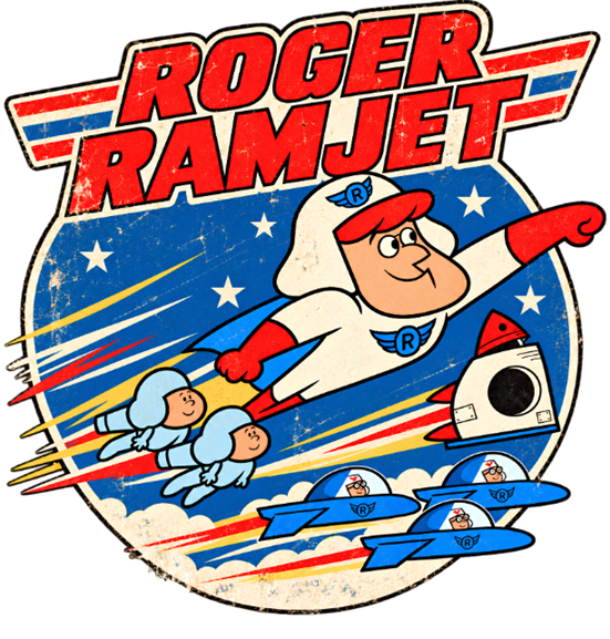 Roger Ramjet Vintage Faded Tee - Unisex