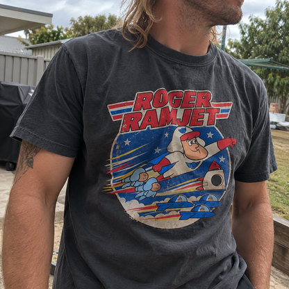 Roger Ramjet Vintage Faded Tee - Unisex