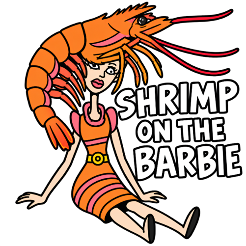 'Shrimp on the Barbie' - Tank Top