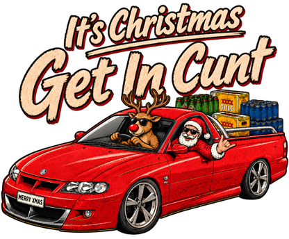 SANTA’S DOING SKIDS — A Very Commodore Christmas - Men's Tee